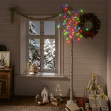 Vidaxl Choink Tree Willow 200 Multi -Colorowane diody LED wewnątrz i na zewnątrz 2,2 m