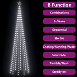 Vidaxl Kegelkerstboom 752 Cold -white LEDs 160x500 cm