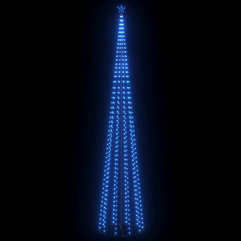 Vidaxl Kegelkerstboom 752 modre LED 160x500 cm