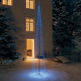 Vidaxl Kegelkerstboom 752 modre LED 160x500 cm