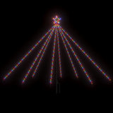VidaXL Kerstboomverlichting 400 LED's binnen buiten 2,5 m meerkleurig