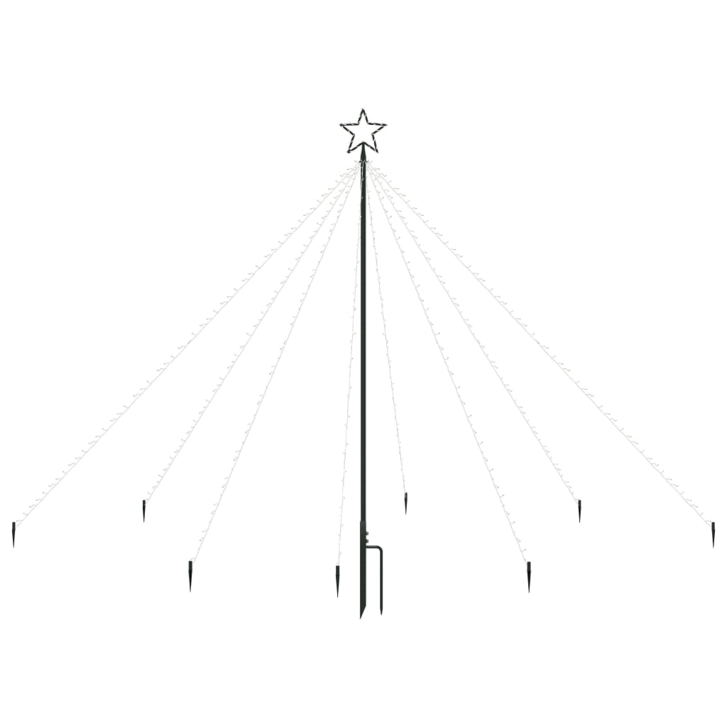 VidaXL Kerstboomverlichting 400 LED's binnen buiten 2,5 m meerkleurig