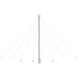 Vidaxl LED Trele de Noël à l'intérieur à l'extérieur de 576 LED 3,6 m bleu