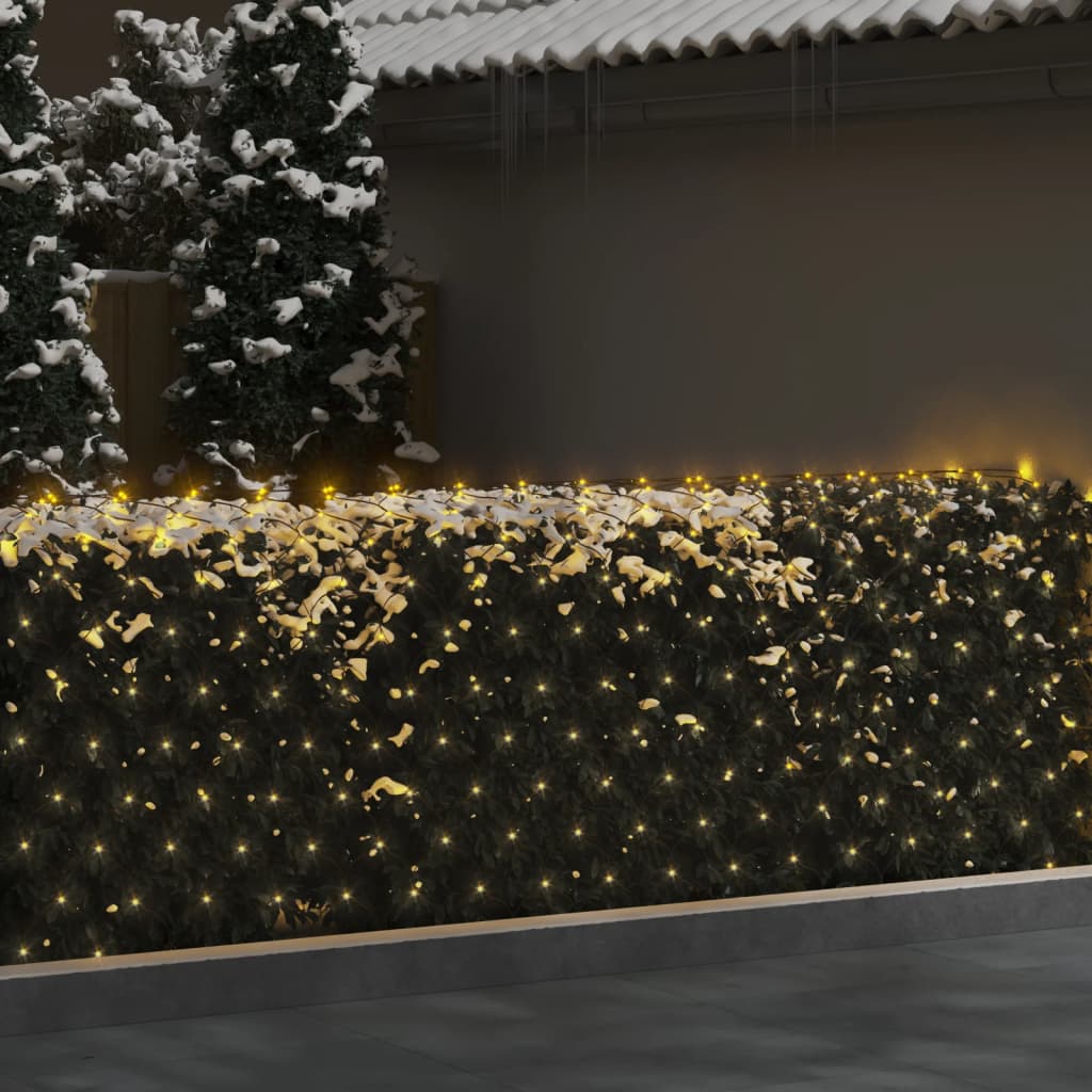 Vidaxl Christmas network lighting 204 LEDs inside and outside 3x2 m warm white