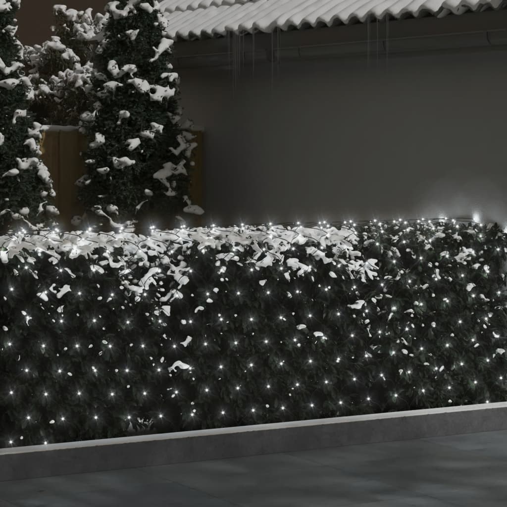 Vidaxl Christmas network lighting 204 LEDs inside and outside 3x2 m cold white