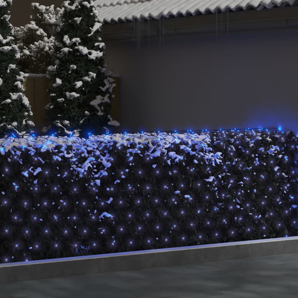 Vidaxl Christmas Network Lighting 544 LED dentro y fuera de 4x4 m azul