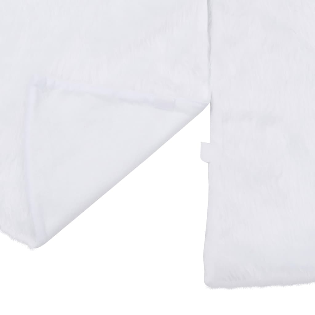Vidaxl Christmas tree skirt 150 cm Kunstvacht White