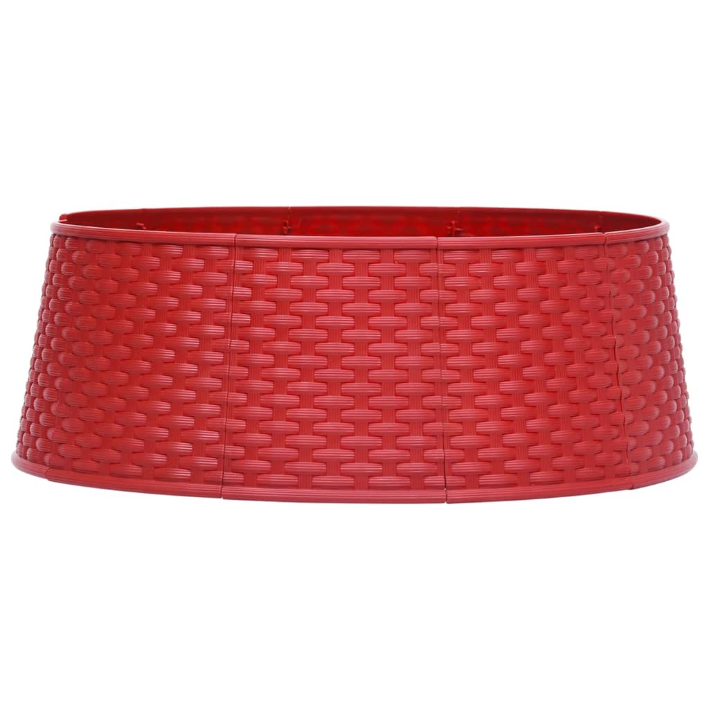 Vidaxl Christmas tree skirt Ø54x19.5 cm red