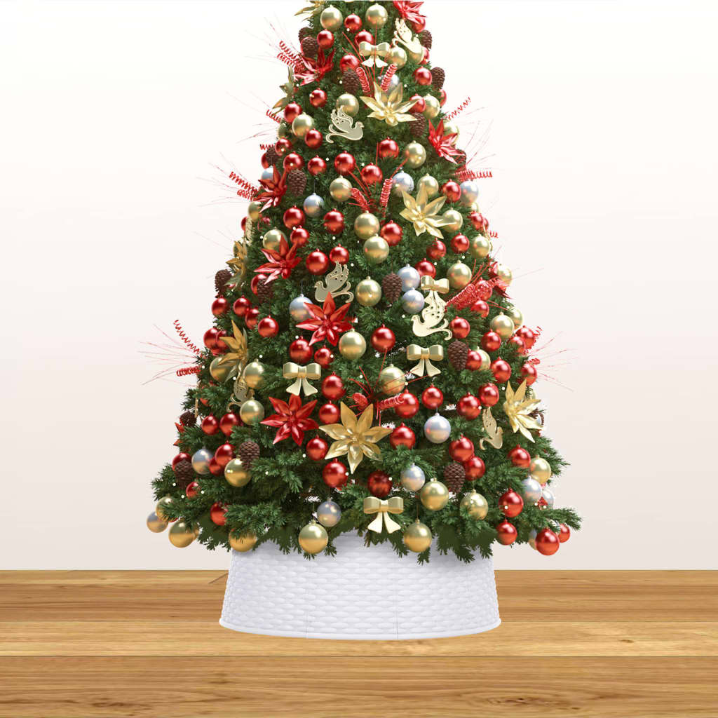 Vidaxl Christmas tree skirt Ø54x19.5 cm white