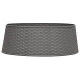 Vidaxl krilo za božično drevo Ø54x19,5 cm rjava