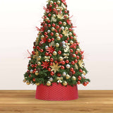 Vidaxl Christmas tree skirt Ø65x19.5 cm red
