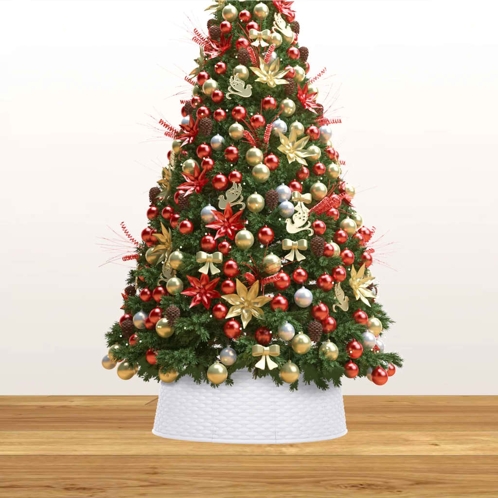 Vidaxl Christmas tree skirt Ø65x19.5 cm white