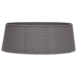 Vidaxl krilo za božično drevo Ø65x19,5 cm rjava