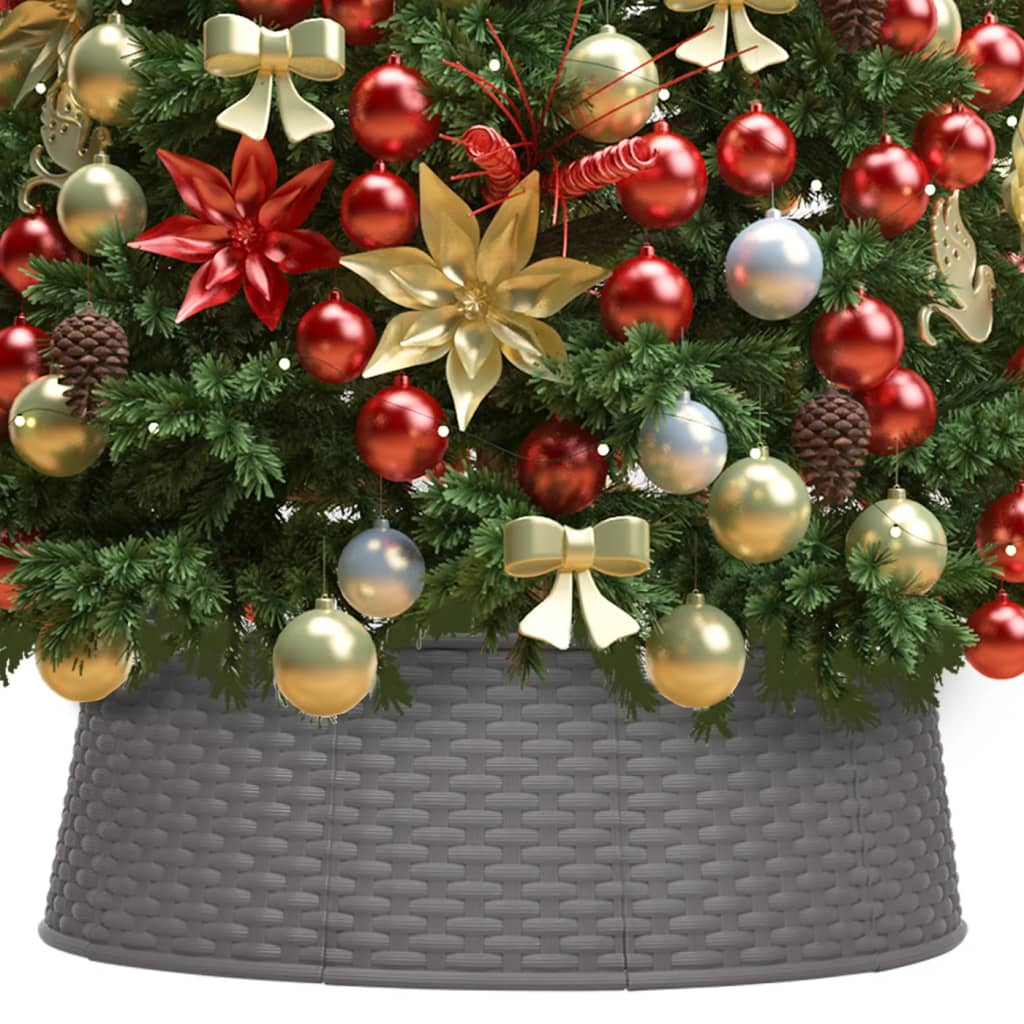 Vidaxl krilo za božično drevo Ø65x19,5 cm rjava