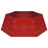 Gonna dell'albero di Natale Vidaxl Ø68x25 cm rosso