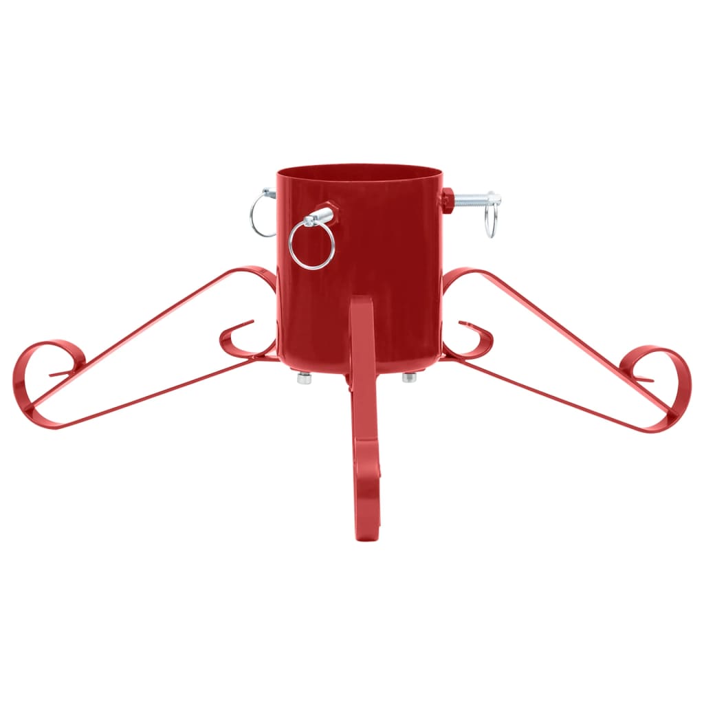 Vidaxl Weihnachtsbaumständer 58x58x21 cm rot