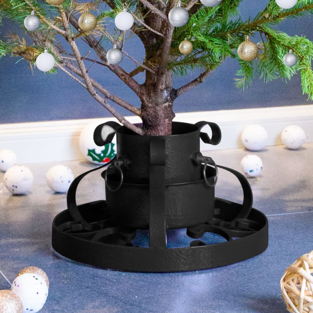 Vidaxl Christmas tree stands 29x29x15.5 cm Black