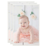 Vidaxl Photo Frames 3 PCs para a Tabela 13x18cm Mdf Colorido de Prata