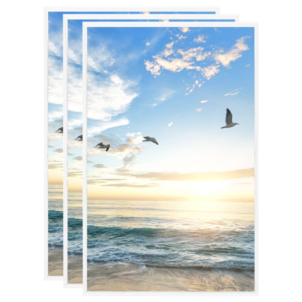 Vidaxl Photo frames 3 pcs for table 10x15 cm MDF White