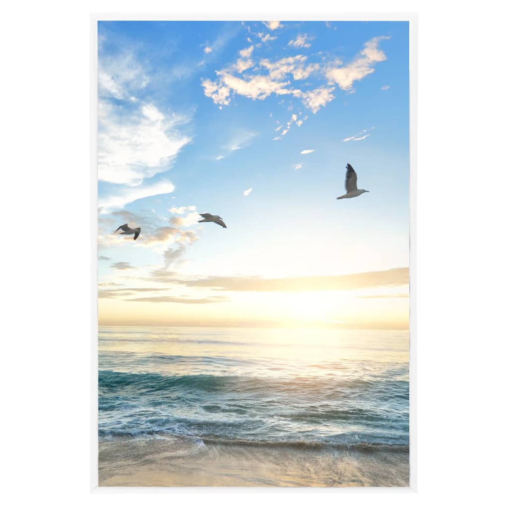 Vidaxl Photo frames 5 pcs for table 21x29.7 cm MDF White