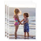 Fotografické rámce Vidaxl 3 ks pro zeď nebo tabulku 40x50 cm MDF bílá