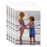 BIDAXL Fotoramar 5 st för vägg eller tabell 70x90 cm MDF White