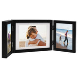 Vidaxl Photo frame Triptych 22x15 cm+2x (10x15 cm) Black