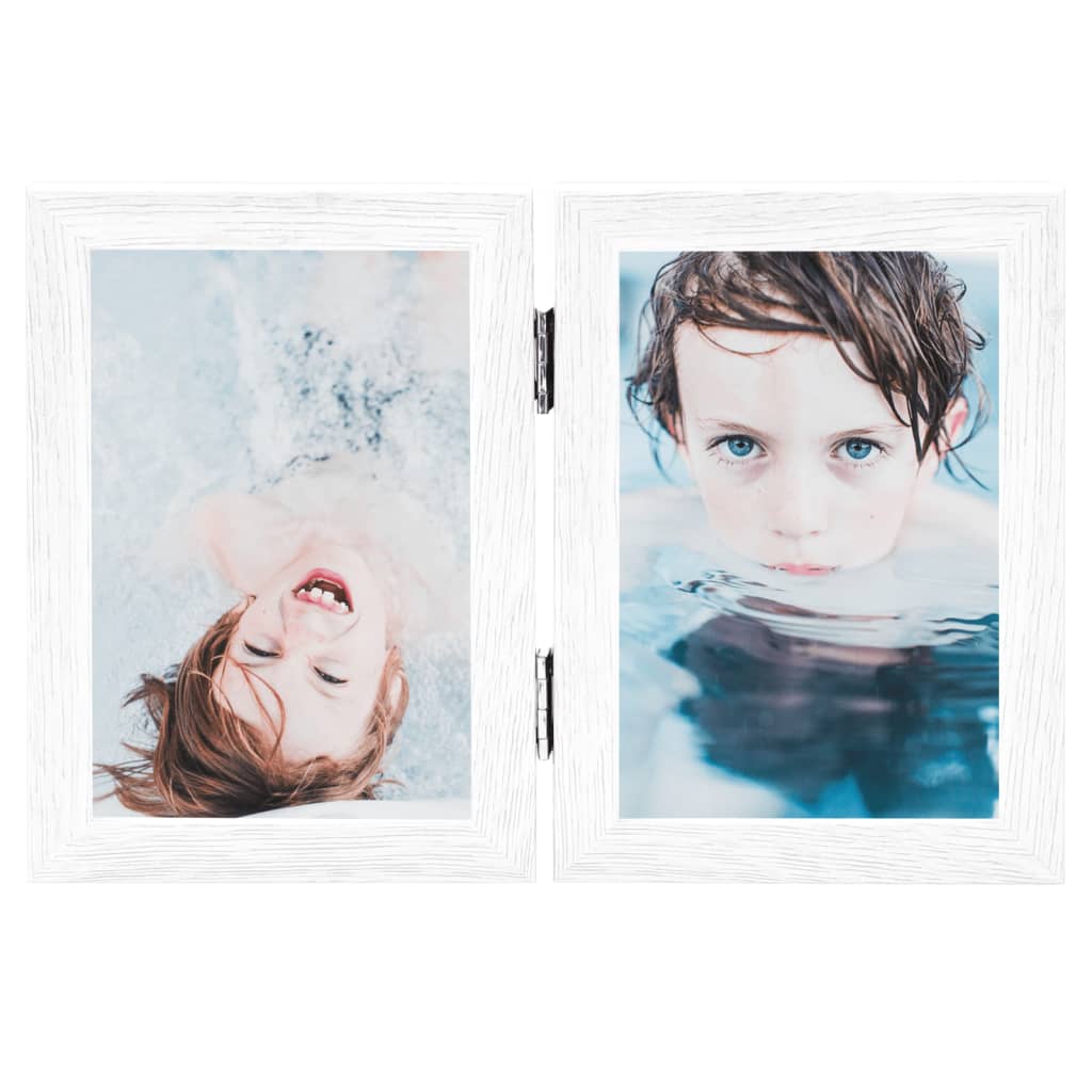 VidaXL Photo frame Nuboon 2x (13x18 cm) White