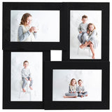 Vidaxl photo frame for 4x (10x15 cm) Photo MDF Black