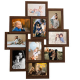 Rama fotograficzna vidaxl dla 10x (13x18 cm) zdjęcie MDF ciemnobrązowe