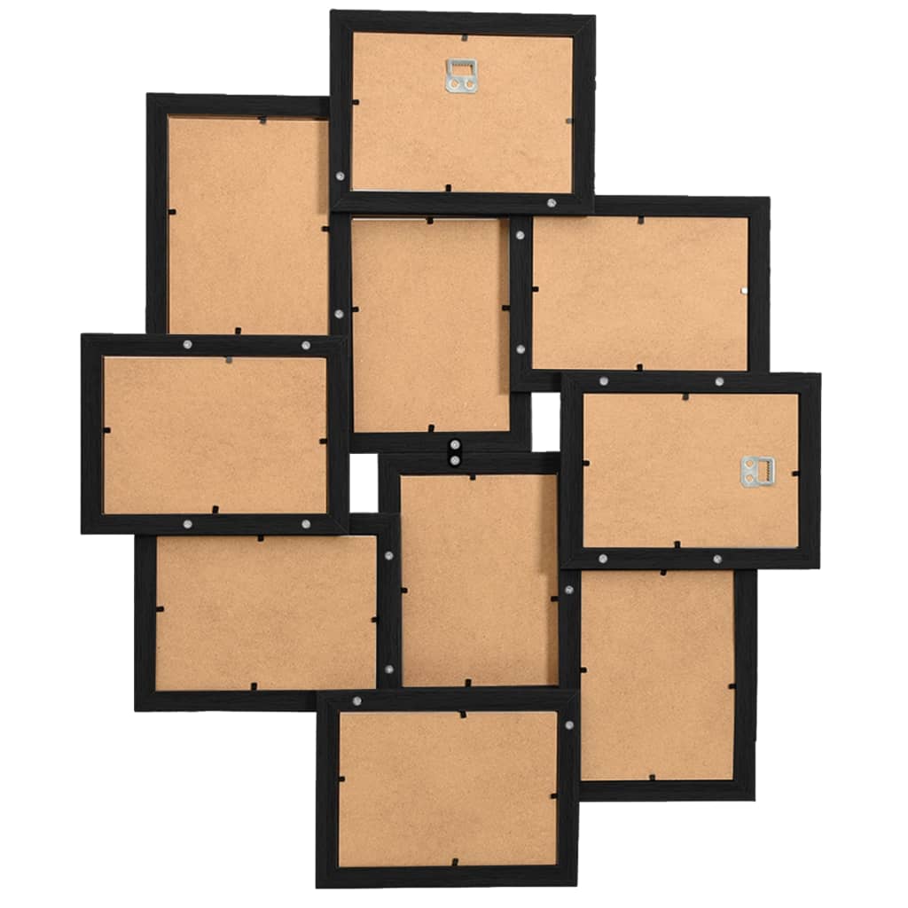 Vidaxl photo frame for 10x (13x18 cm) Photo MDF Black