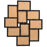 Vidaxl photo frame for 10x (13x18 cm) Photo MDF Black