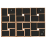 Vidaxl photo frame for 24x (13x18 cm) Photo MDF Lichtbruin
