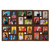 Vidaxl photo frame for 24x (13x18 cm) Photo MDF dark brown