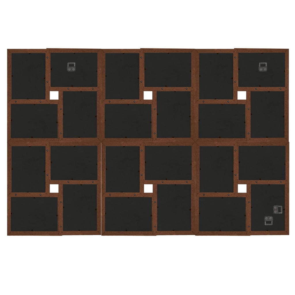 Vidaxl photo frame for 24x (13x18 cm) Photo MDF dark brown