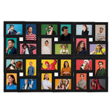 Vidaxl photo frame for 24x (13x18 cm) Photo MDF Black