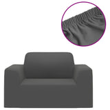 Vidaxl Bankhoes Stretch Polyester Jersey Antracite
