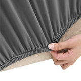 Vidaxl Bankhoes Stretch Polyester Jersey Antracite