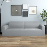 Vidaxl Three -seater bank cover Stretch Polyester Jersey Gray