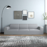 Vidaxl four -seater bank cover Stretch Polyester Jersey Gray