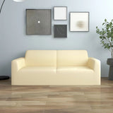 Vidaxl tweezitsbankhoes esticar jersey creme -color