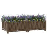 VidaXL Planter raised 80x40x23 cm Polypropylene
