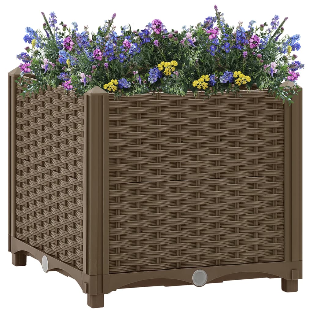 Vidaxl Planter hævede 40x40x38 cm polypropylen