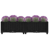 VidaXL Planter raised 80x40x23 cm Polypropylene