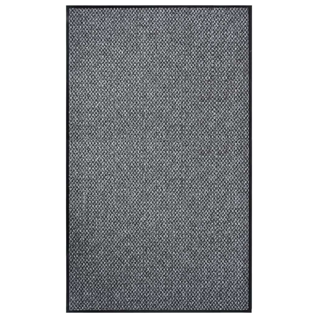 Vidaxl rohož 90x150 cm šedá