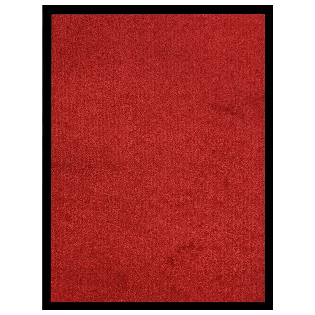 Vidaxl Doormat 60x80 cm red