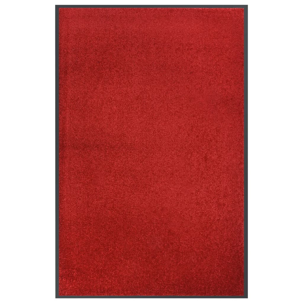 Vidaxl dörrmatta 80x120 cm röd