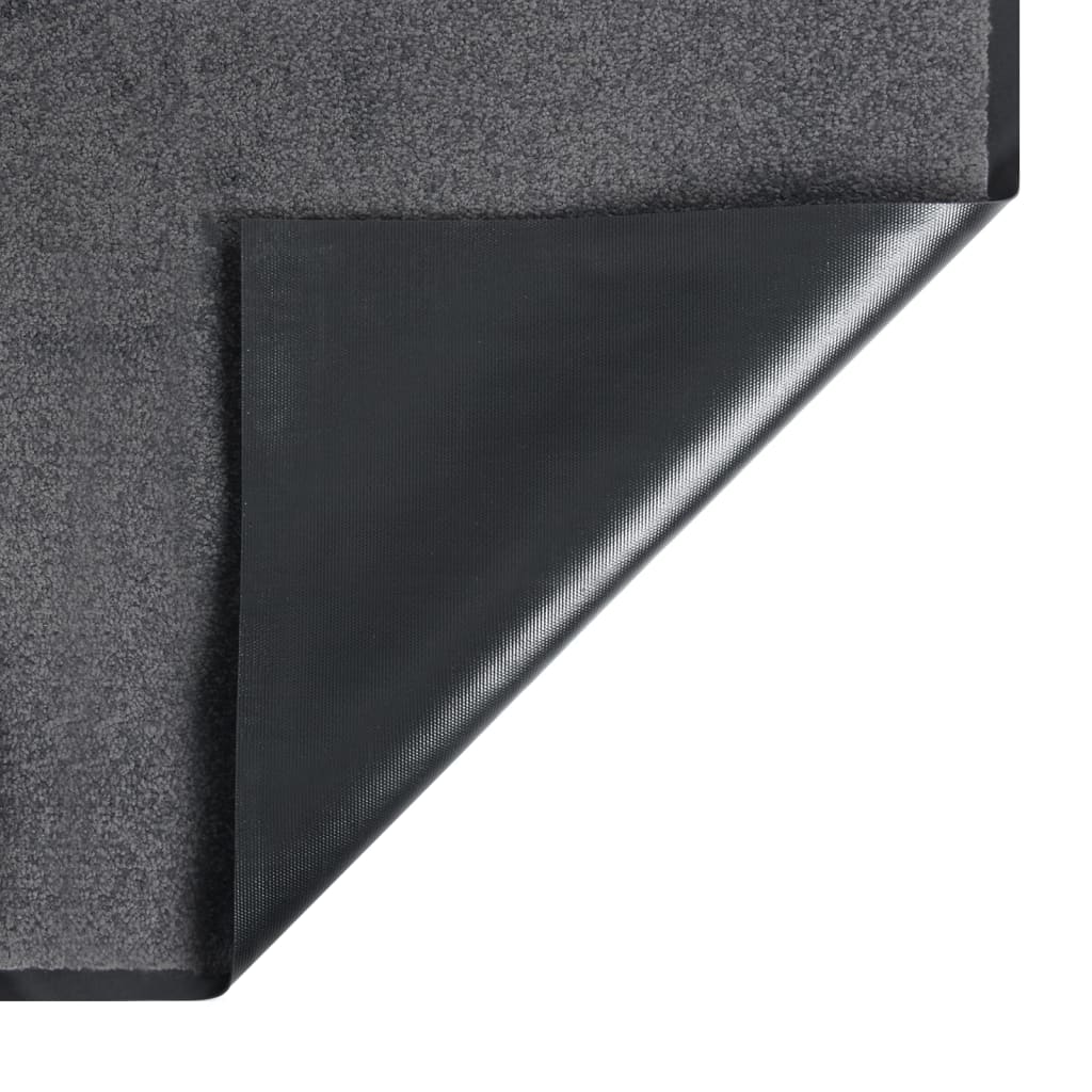 Vidaxl felpudo 80x120 cm de antracita