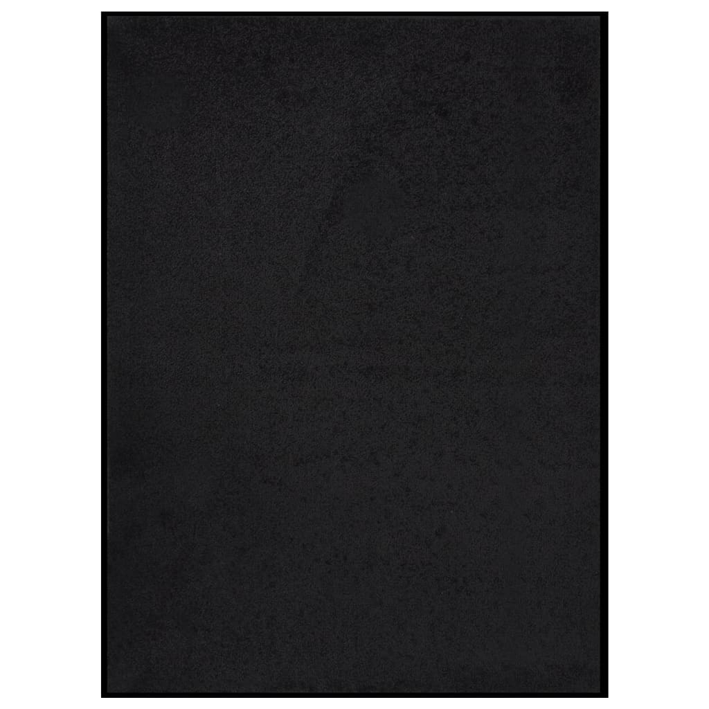 Vidaxl dørmat 60x80 cm svart