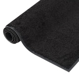 VidaXL Doormat 80x120 cm Black